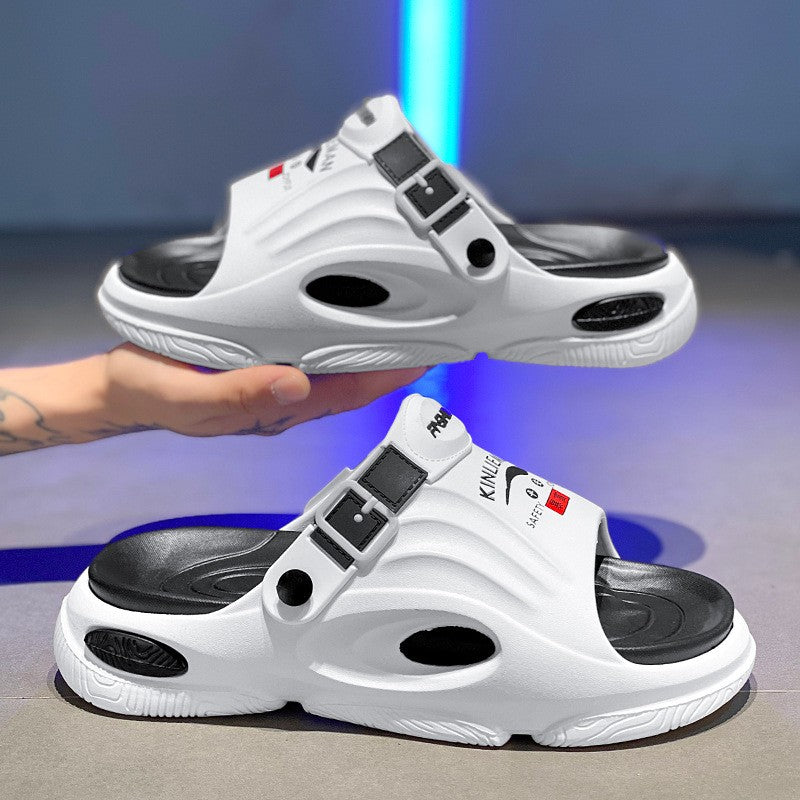 Rutschfeste Slip-On-EVA-Hausschuhe mit dicker Sohle