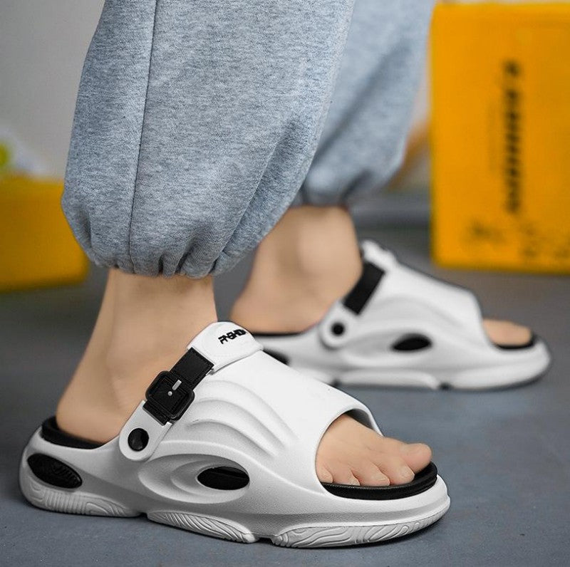 Rutschfeste Slip-On-EVA-Hausschuhe mit dicker Sohle