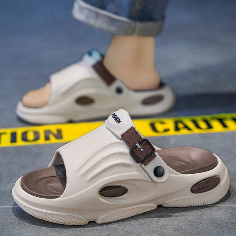 Rutschfeste Slip-On-EVA-Hausschuhe mit dicker Sohle
