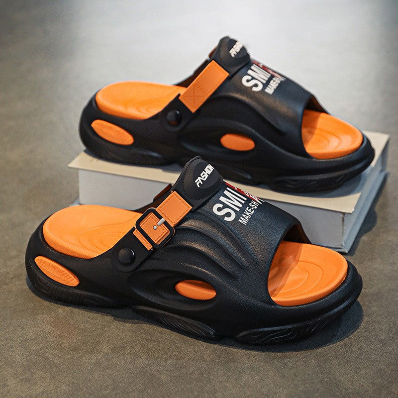 Rutschfeste Slip-On-EVA-Hausschuhe mit dicker Sohle
