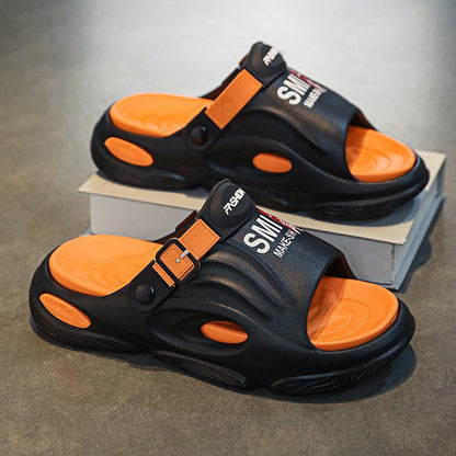 Rutschfeste Slip-On-EVA-Hausschuhe mit dicker Sohle