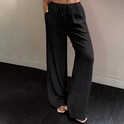 👖 60% RABATT! ✨ Vielseitige Einfarbige Hose mit Weitem Bein – Bequeme Passform, Zeitloser Stil & Lässt sich leicht kombinieren 💞