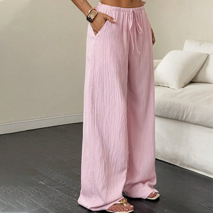 👖 60% RABATT! ✨ Vielseitige Einfarbige Hose mit Weitem Bein – Bequeme Passform, Zeitloser Stil & Lässt sich leicht kombinieren 💞