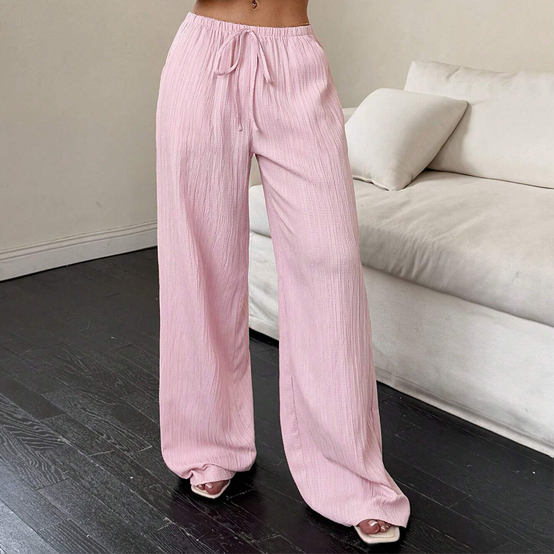 👖 60% RABATT! ✨ Vielseitige Einfarbige Hose mit Weitem Bein – Bequeme Passform, Zeitloser Stil & Lässt sich leicht kombinieren 💞