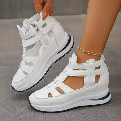 🔥Letzter Tag 50% Rabatt - Bequeme leichte Wedges mit seitlichem Reißverschluss