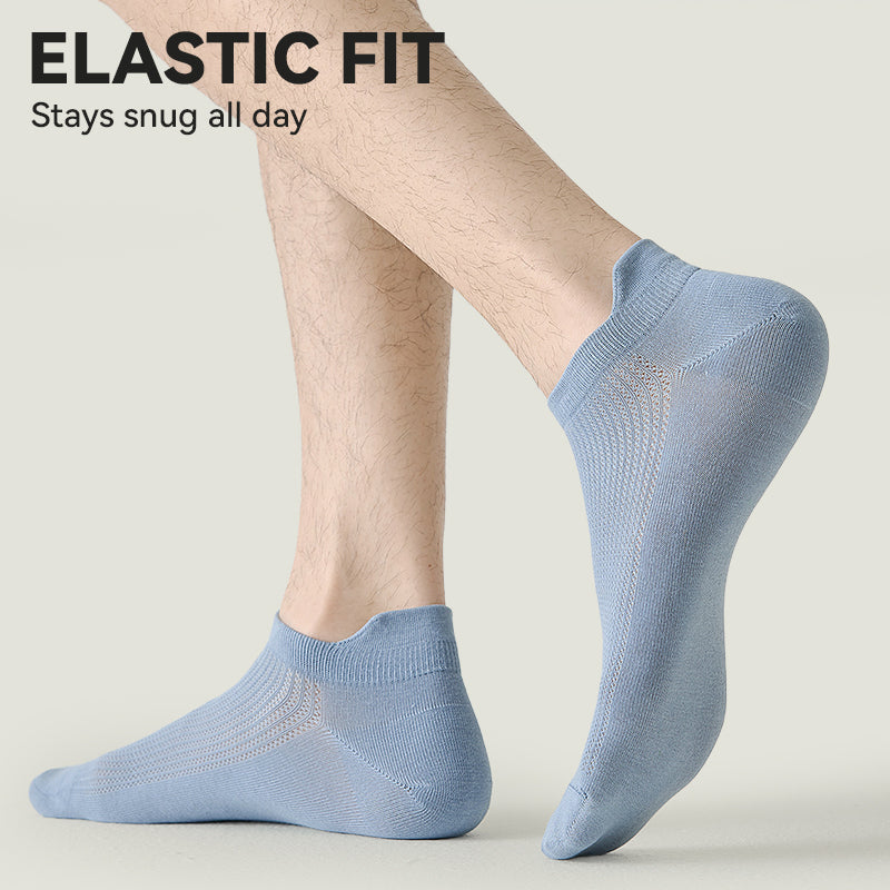 Anti-Geruchs-Socken für Herren, atmungsaktiv, niedrig geschnitten