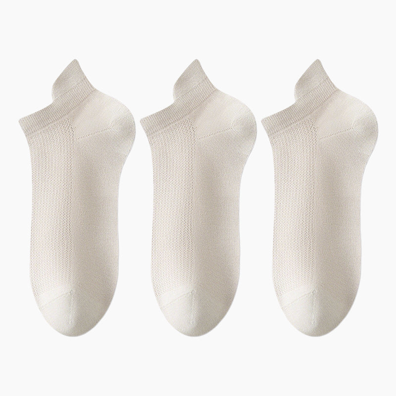 Anti-Geruchs-Socken für Herren, atmungsaktiv, niedrig geschnitten