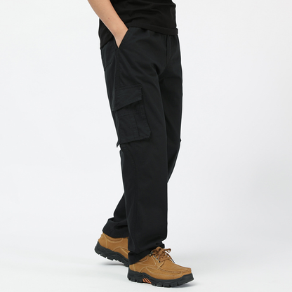 👖🏃 Herren-Cargohose mit mehreren Taschen – atmungsaktives Material und moderner Schnitt für Outdoor- oder Stadtaktivitäten 🏙️📦