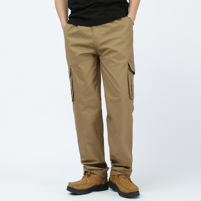 👖🏃 Herren-Cargohose mit mehreren Taschen – atmungsaktives Material und moderner Schnitt für Outdoor- oder Stadtaktivitäten 🏙️📦