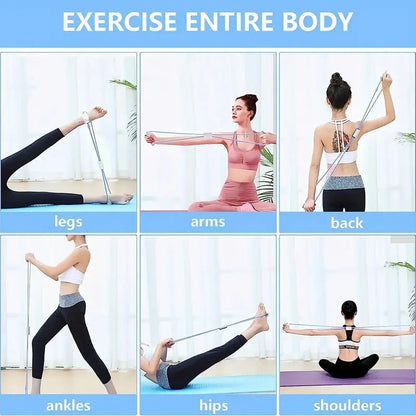 Faixa de Resistência em Formato de 8 para Treinamento de Força