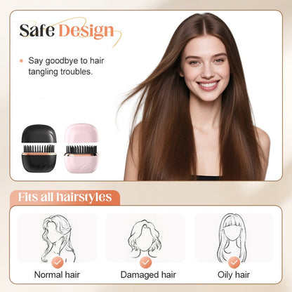 🏆Promoção relâmpago 50% de desconto⚡🔥Mini pente alisador de cabelo sem fio