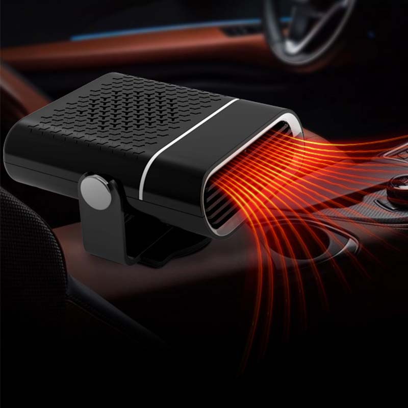 🔥 49% RABATT JETZT! ✨ 2-in-1 Tragbare Autheizung - 360° Drehung & Doppelspannung (12V/24V) für Schnelles Entfrosten und Heizen 🚗❄️