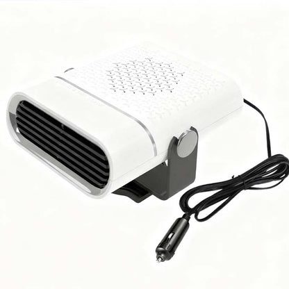🔥 49% RABATT JETZT! ✨ 2-in-1 Tragbare Autheizung - 360° Drehung & Doppelspannung (12V/24V) für Schnelles Entfrosten und Heizen 🚗❄️