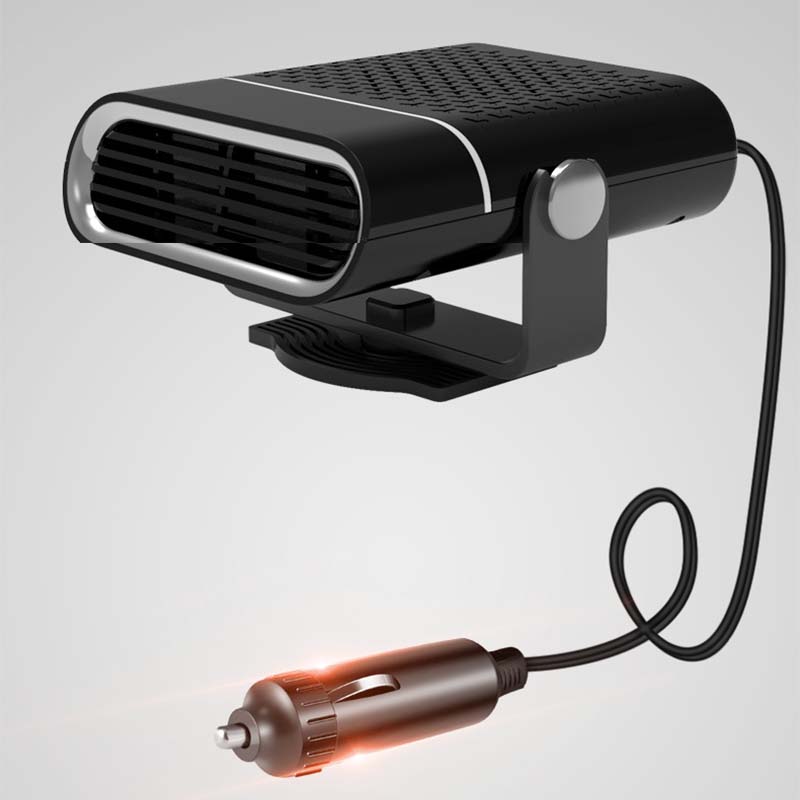 🔥 49% RABATT JETZT! ✨ 2-in-1 Tragbare Autheizung - 360° Drehung & Doppelspannung (12V/24V) für Schnelles Entfrosten und Heizen 🚗❄️