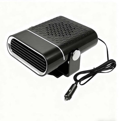 🔥 49% RABATT JETZT! ✨ 2-in-1 Tragbare Autheizung - 360° Drehung & Doppelspannung (12V/24V) für Schnelles Entfrosten und Heizen 🚗❄️
