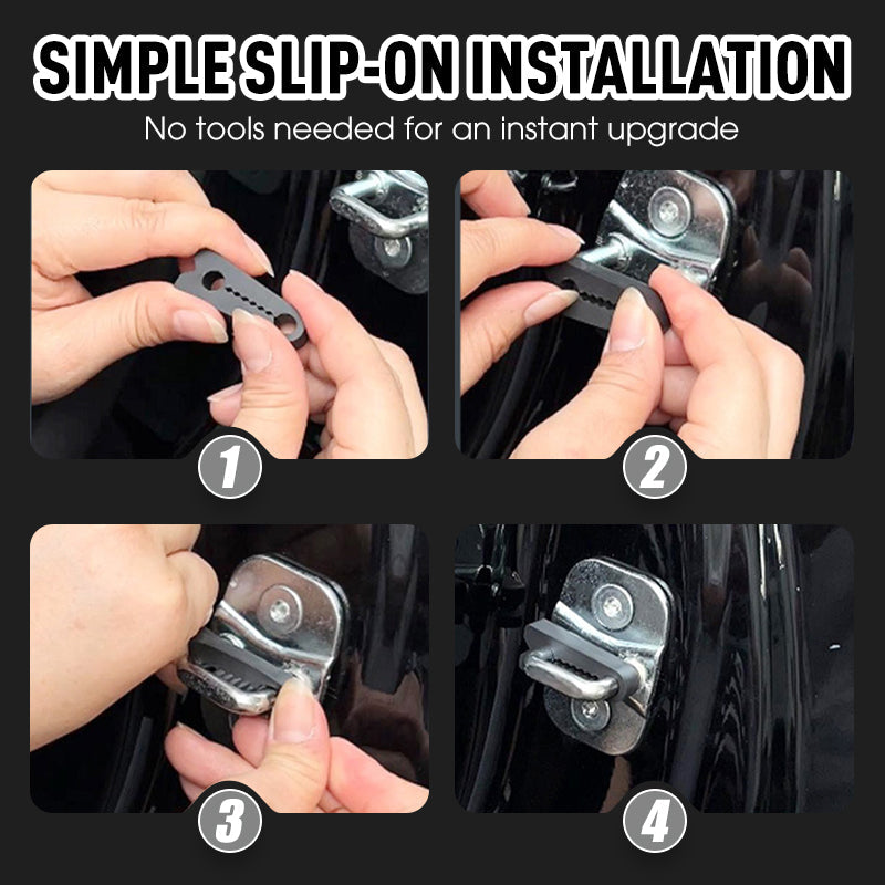 🚗Silikon-Dämpferpolster für Autotürschlösser für leises Schließen✨