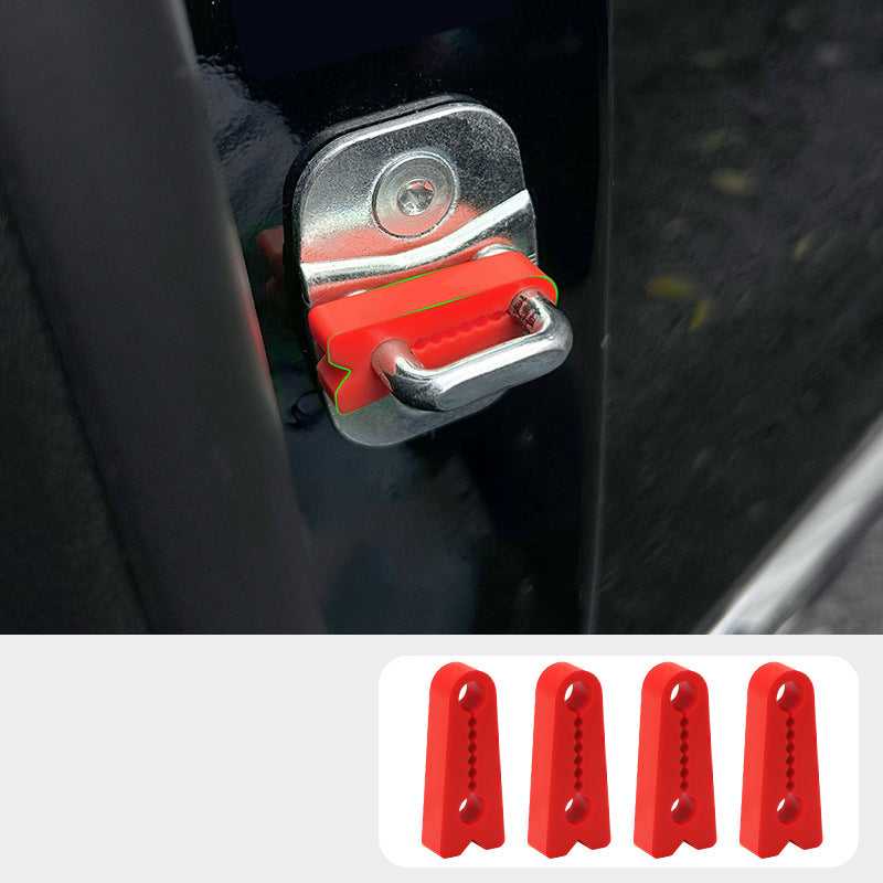 🚗Silikon-Dämpferpolster für Autotürschlösser für leises Schließen✨