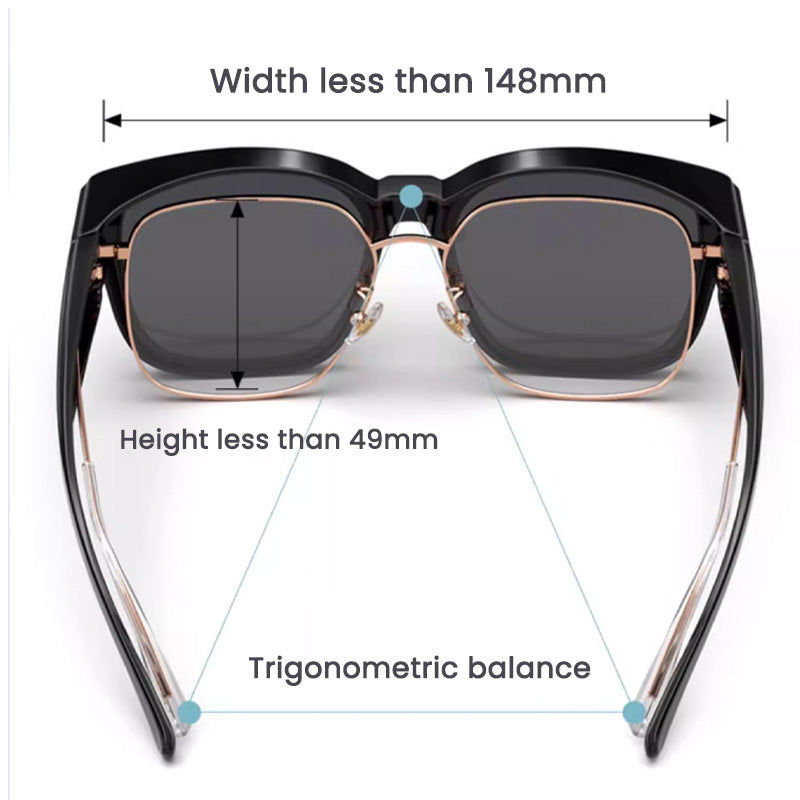 😎Polarisierte UV-Schutz-Sonnenbrille mit doppeltem Verwendungszweck✨