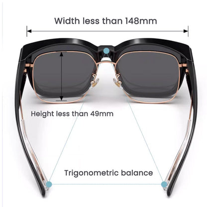😎Polarisierte UV-Schutz-Sonnenbrille mit doppeltem Verwendungszweck✨