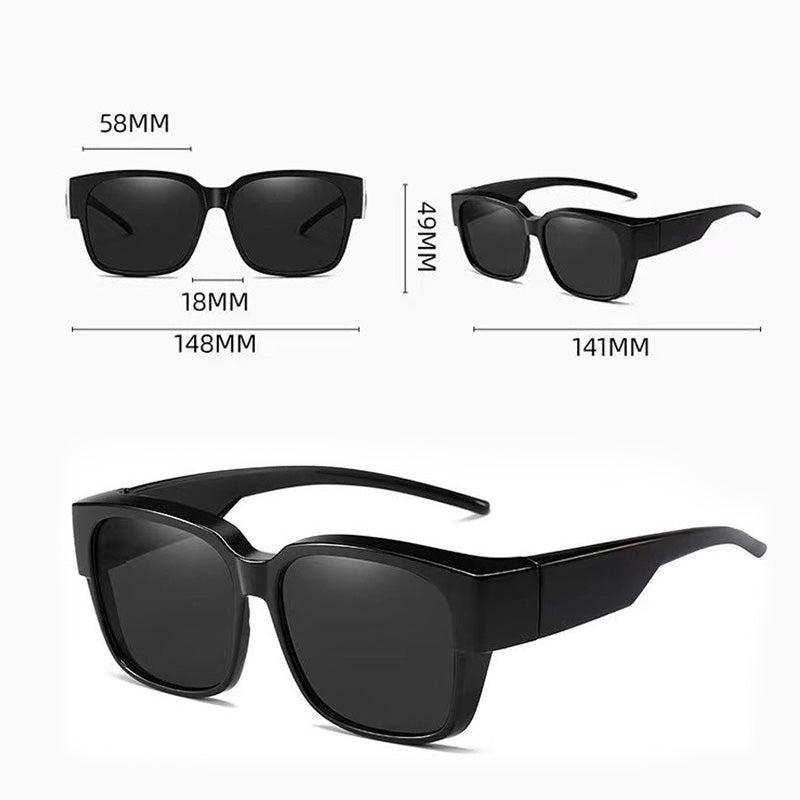 😎Polarisierte UV-Schutz-Sonnenbrille mit doppeltem Verwendungszweck✨
