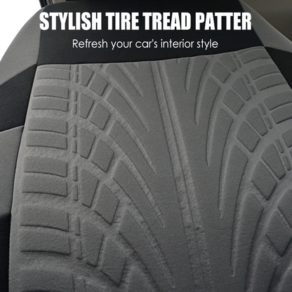 Autositzbezug-Set mit Reifenprofil-Muster