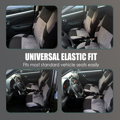 Autositzbezug-Set mit Reifenprofil-Muster