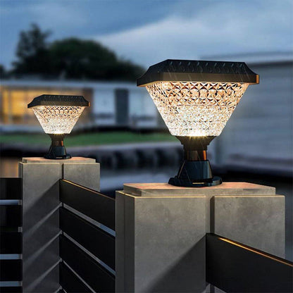 Solarbetriebene Außenleuchte für den Garten