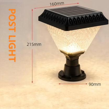 Solarbetriebene Außenleuchte für den Garten