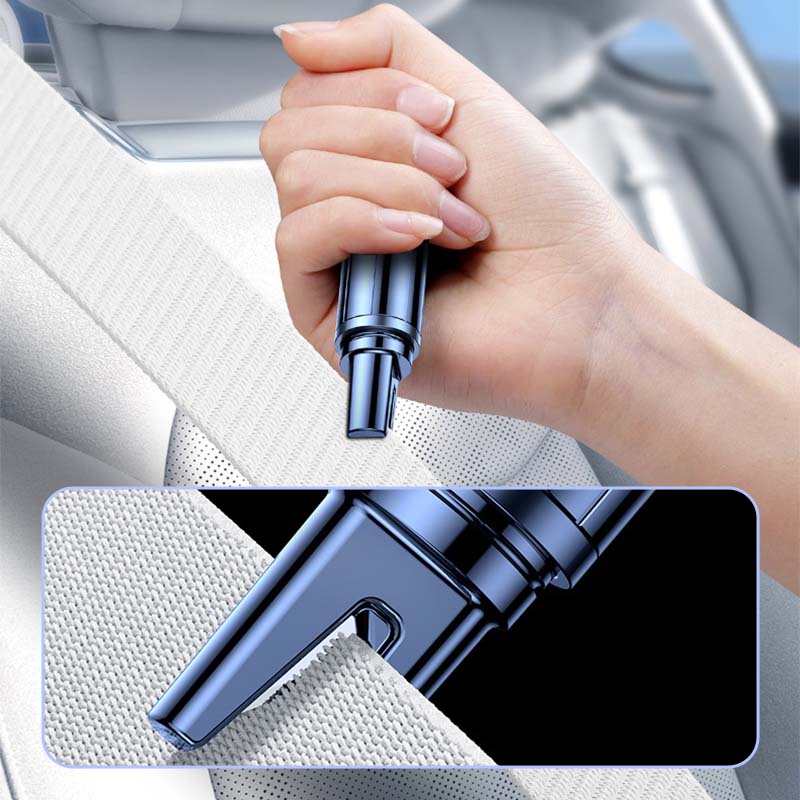 🛡️🛡️Ihre Sicherheitsgarantie🔓🔓Notfall-Autofenster-Brecher mit Sicherheitsgurt-Schneider