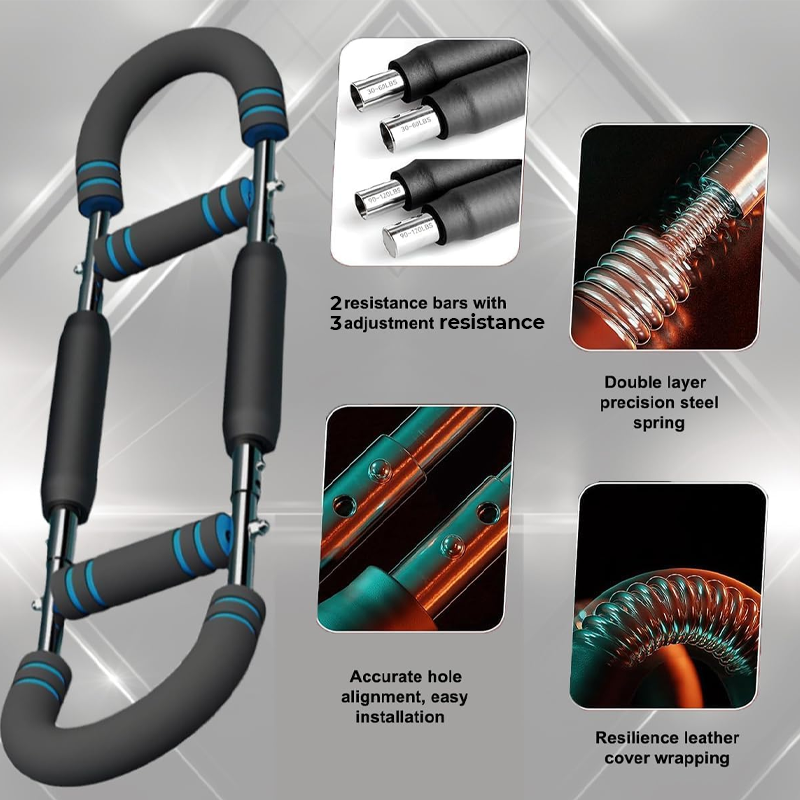 Einstellbare Gewichtsstange für Armtrainer, Arm und Rumpfkrafttrainingsgeräte, tragbares Trainingsgerät für Home Gym und Fitness