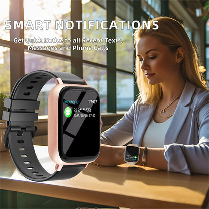 ⌚ 60% RABATT! 📱 Bluetooth Sport-Smartwatch – 100 Sportmodi, IP68 Wasserdicht & 7 Tage Akkulaufzeit 🏃‍♂️