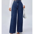 📢📢50 % Rabatt!! ⏰Damenjeans mit hoher Taille und weitem Bein