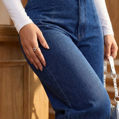 📢📢50 % Rabatt!! ⏰Damenjeans mit hoher Taille und weitem Bein