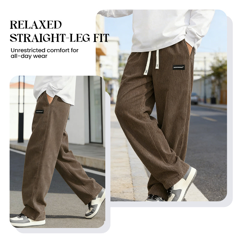 🔈🔈JETZT 60% RABATT👖 Herren-Hose mit lockerem Schnitt, Kordelzug und Taschen