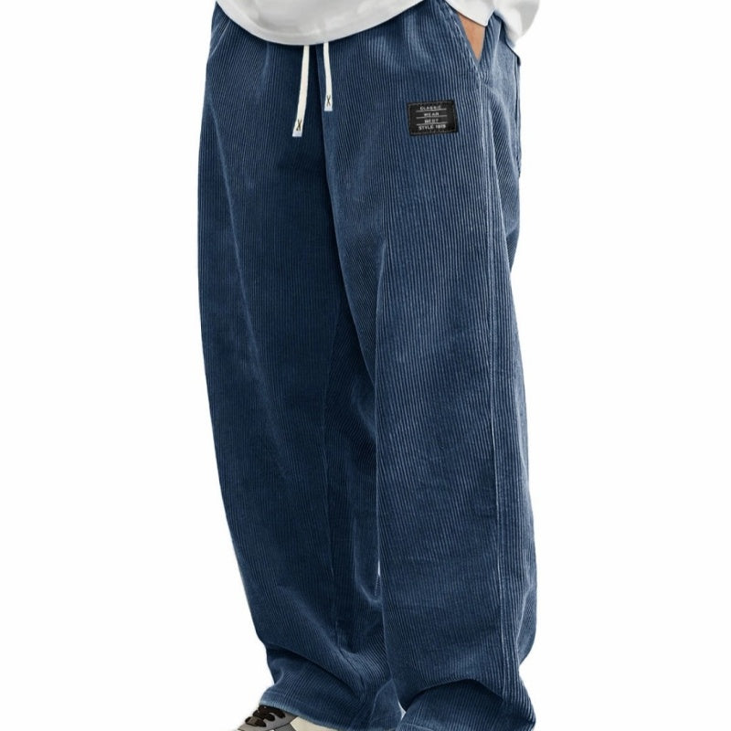 🔈🔈JETZT 60% RABATT👖 Herren-Hose mit lockerem Schnitt, Kordelzug und Taschen