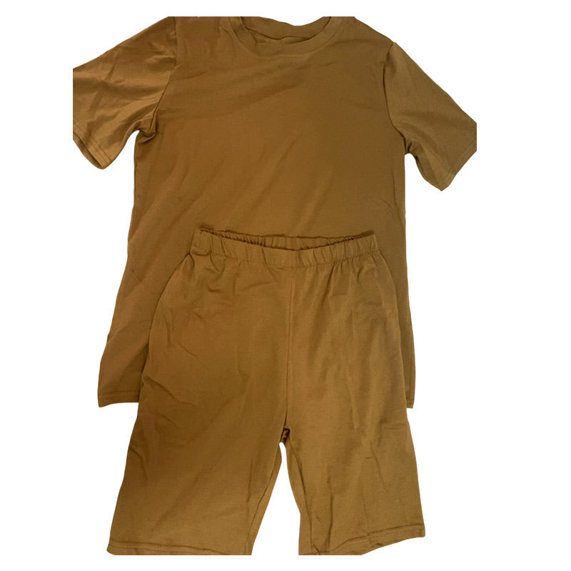 2-teiliges Set aus Oberteil und Shorts für Damen