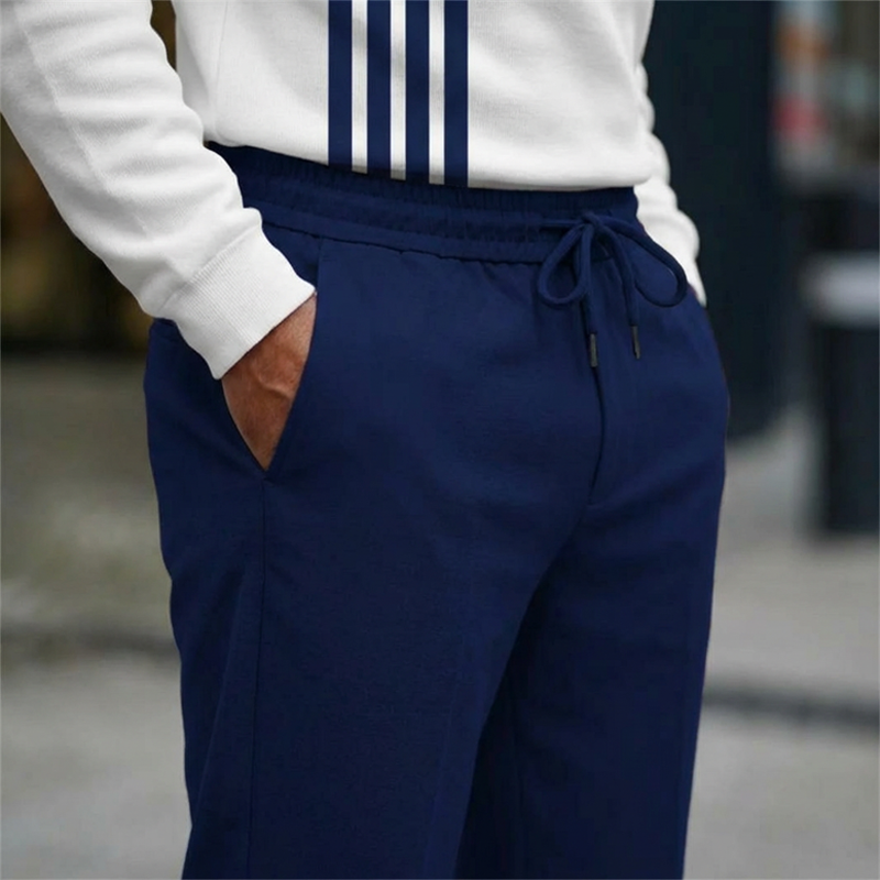 🌿👬Herren-Set mit Grafikprint, Pullover und Hose🔥Kauf 2 Artikel versandkostenfrei🔥