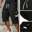 Lässige 3/4-Cargo-Hose für Herren mit Kordelzug