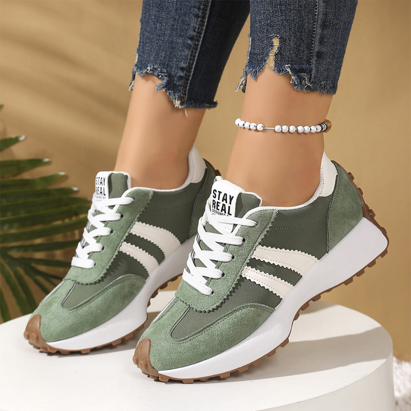 Damen-Freizeitschuhe, rutschfest, klobige Sneakers