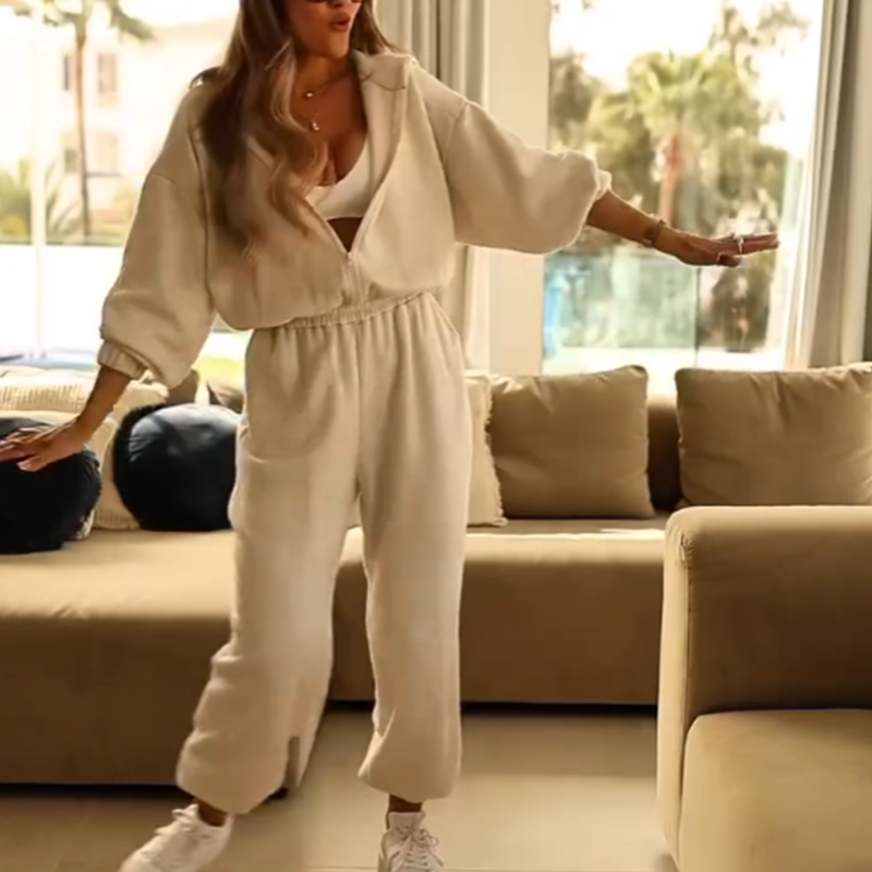 ⏳Nur für kurze Zeit 50 % Rabatt⏰Lässiger Kapuzenoverall für Damen👚👖