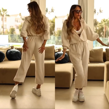 ⏳Nur für kurze Zeit 50 % Rabatt⏰Lässiger Kapuzenoverall für Damen👚👖