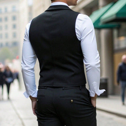 🔥Zeitlich begrenztes Angebot – 50% Rabatt! Elegante Retro-Slim-Fit Herrenweste für Anzug & Smoking 👔
