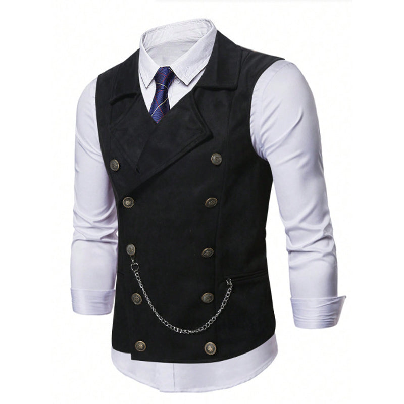 🔥Zeitlich begrenztes Angebot – 50% Rabatt! Elegante Retro-Slim-Fit Herrenweste für Anzug & Smoking 👔