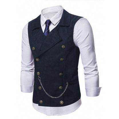🔥Zeitlich begrenztes Angebot – 50% Rabatt! Elegante Retro-Slim-Fit Herrenweste für Anzug & Smoking 👔