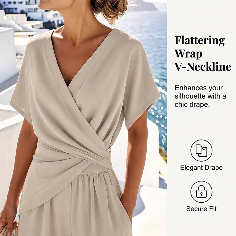 💃 Eleganter V-Ausschnitt & taillierter Schnitt – sofort eine feminine Silhouette!