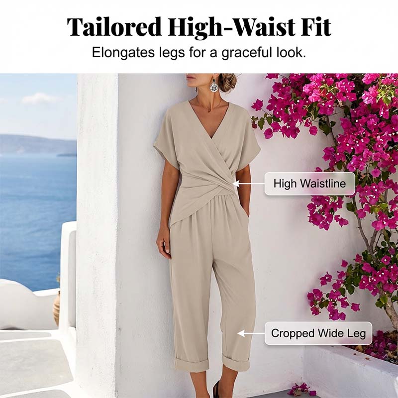 💃 Eleganter V-Ausschnitt & taillierter Schnitt – sofort eine feminine Silhouette!