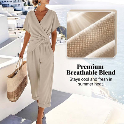 💃 Eleganter V-Ausschnitt & taillierter Schnitt – sofort eine feminine Silhouette!