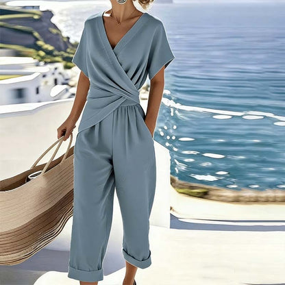 💃 Eleganter V-Ausschnitt & taillierter Schnitt – sofort eine feminine Silhouette!